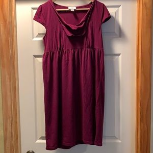 Ann Taylor Loft Purple short sleeve dress Medium